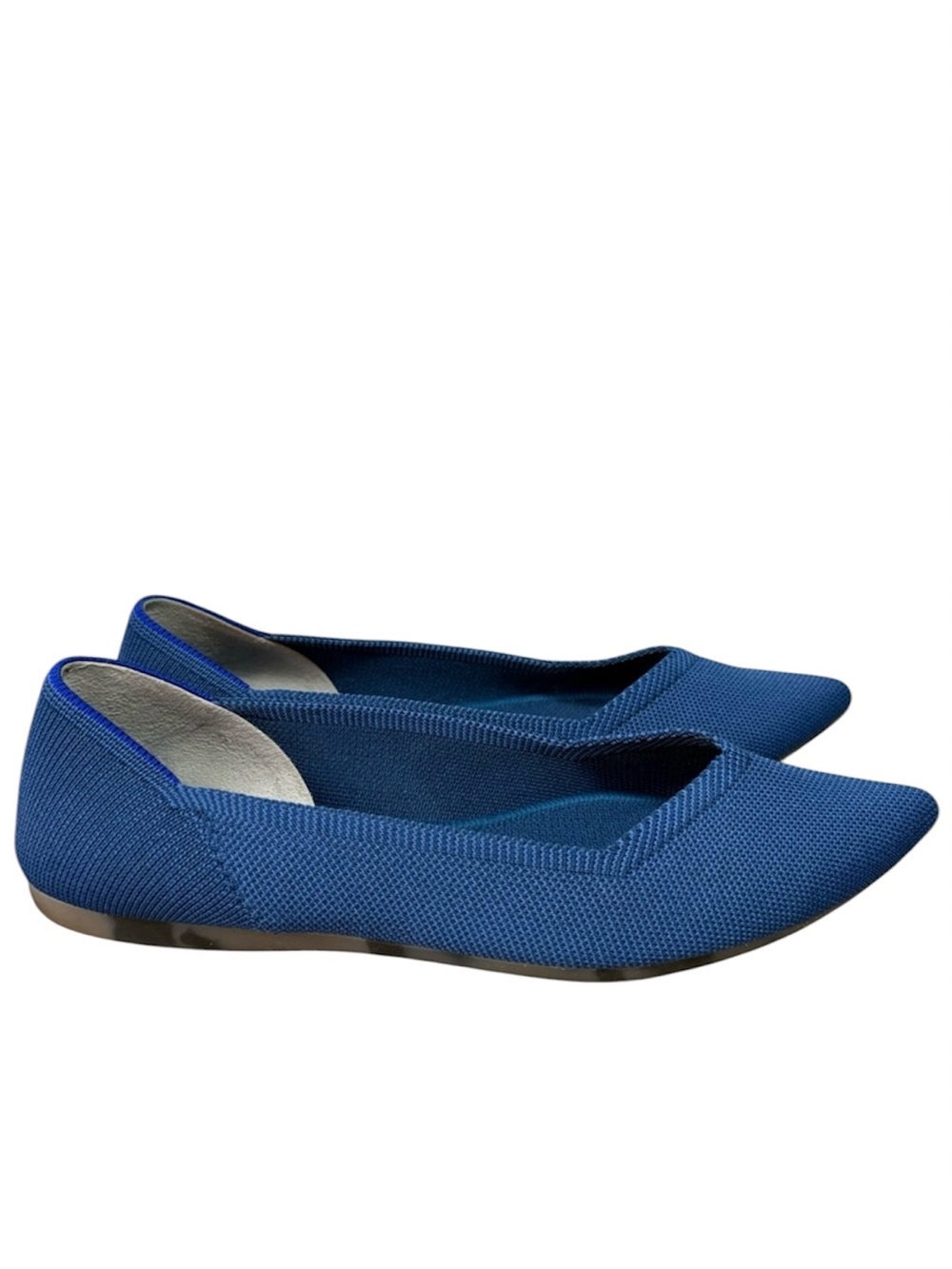 Rothy's The Point Chic Navy Blue Slip-on Pointed Toe Flats